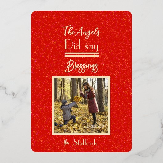 Carte de Noël Joyoux Noel (Verso)