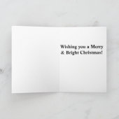 Carte de Noël juste pour vous (Intérieur)