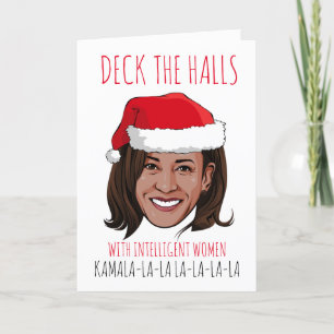 Carte de Noël Kamala : Deck the Halls