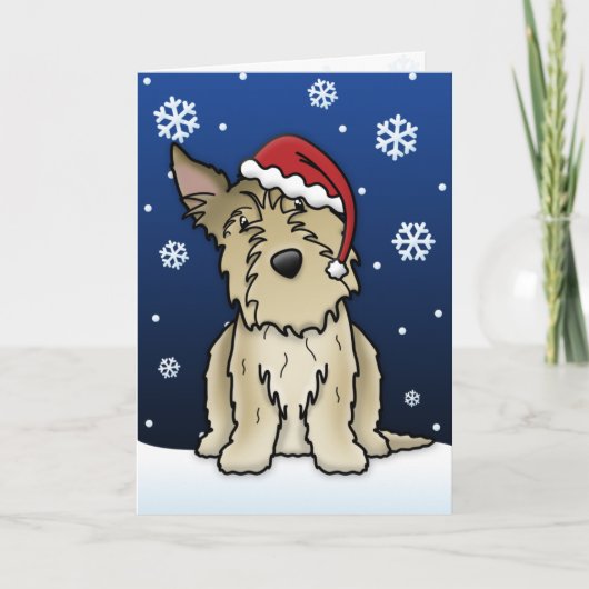 Carte de Noël Kawaii Berger Picard (Devant)