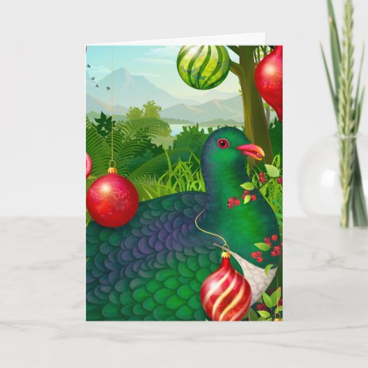 Carte de Noël Kereru (Devant)