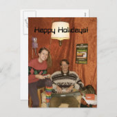 Carte de Noël Kim et Josh (Devant / Derrière)