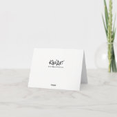Carte de Noël KiniArt Westie (Dos)
