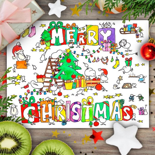 Carte de Noël Kiwi par Nicole Janes