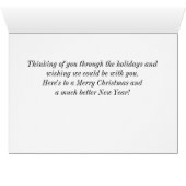 Carte de Noël Klyde Warren Dallas (Intérieur Horizontal (Bas))