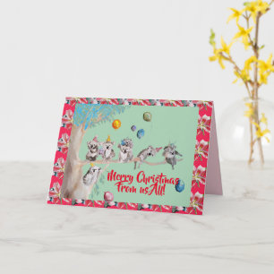 Carte de Noël Koala Drôle Joyeux de nous Toutes le