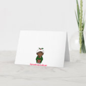 Carte de Noël Kokeshi 2 (Dos)