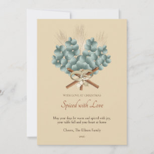 Carte de Noël Kraft pour la famille