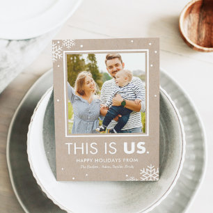 Carte de Noël Kraft This Is Us