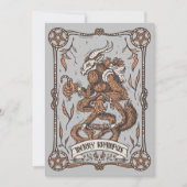 Carte de Noël Krampus (Devant)