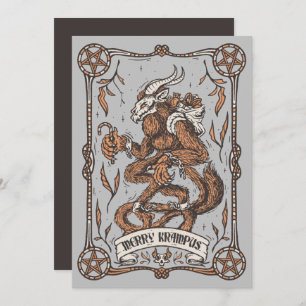 Carte de Noël Krampus
