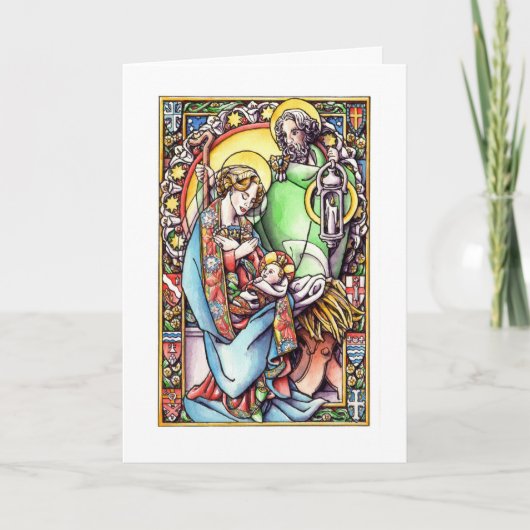 Carte de Noël : La nativité (Devant)
