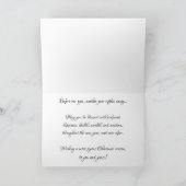 Carte de Noël "La pause de février" (Intérieur)