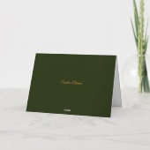 Carte de Noël Labrador Jaune (Dos)