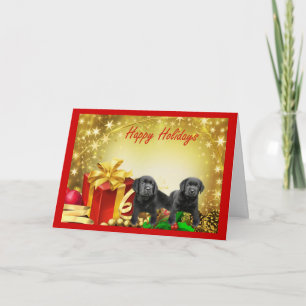 Carte de Noël Labrador Retriever 5
