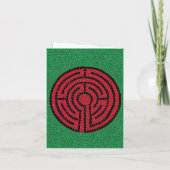 Carte de Noël LABYRINTH IX (Dos)