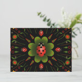 Carte de Noël Ladybug (Debout devant)