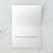 Carte de Noël laïque pour des athées/non-Chrétiens (Intérieur)