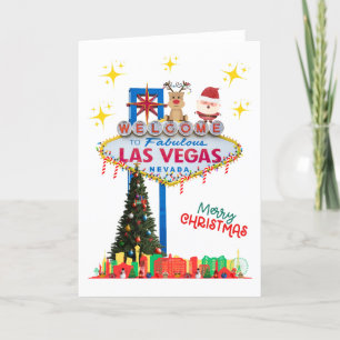 Carte de Noël Las Vegas