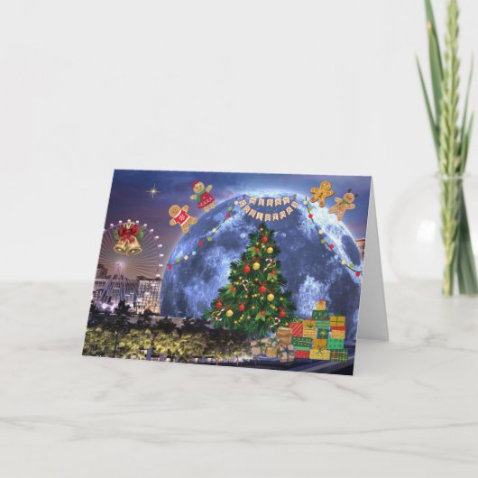 Carte de Noël Las Vegas (Devant)