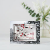 Carte de Noël "le cadeau de Dieu " (Debout devant)