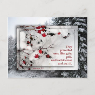 Carte de Noël "le cadeau de Dieu "