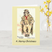 Carte de Noël - Le Renard rusé (Fleur jaune)