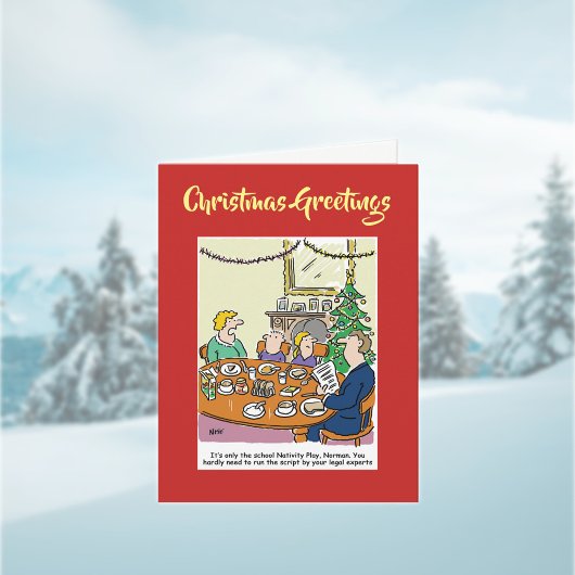 Carte de Noël légale avec code QR