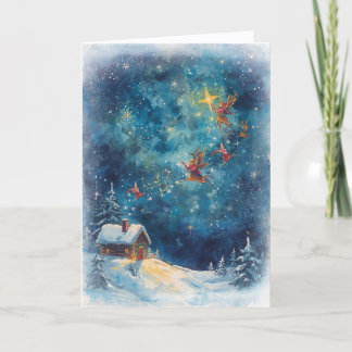 Carte de Noël - Les voeux se réalisent