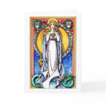 Carte de Noël : L'Immaculée Conception