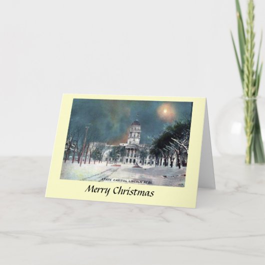 Carte de Noël - Lincoln, Nebraska, USA (Devant)