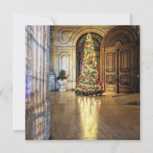 Carte de Noël Lisbon Door par Sidewalk Safari