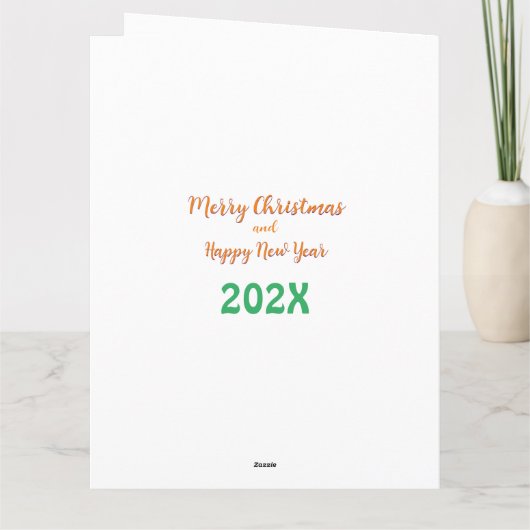 Carte de Noël Little Kitty (Dos)