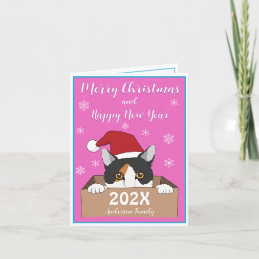 Carte de Noël Little Kitty (Devant)