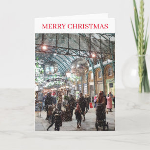 Carte de Noël London Covent Garden