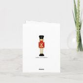 Carte de Noël Londres Angleterre (Dos)