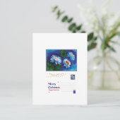 Carte de Noël Lotus – Vœux de Fêtes Paisibles (Debout devant)