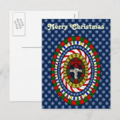 Carte de Noël ludique (Devant / Derrière)