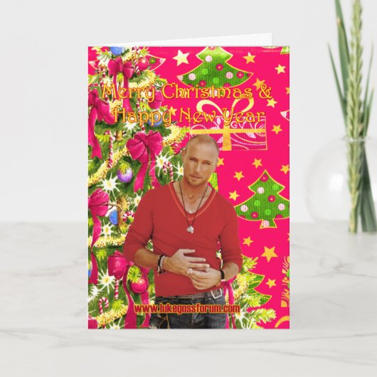 Carte de Noël Luke Goss 2009 (Devant)
