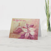 Carte de Noël Lumière et Silence (Devant)