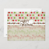 Carte de Noël lunatique (Devant / Derrière)