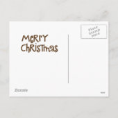 Carte de Noël lunatique (Dos)