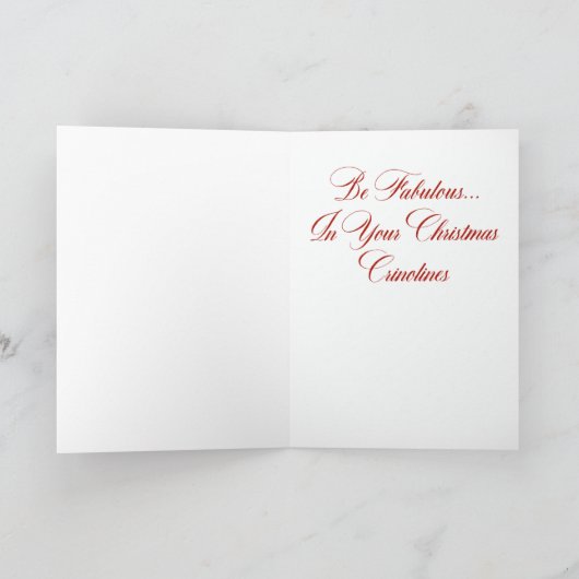 Carte de Noël Lypsinka (Intérieur)