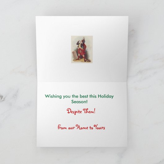 Carte de Noël MacGregor Tartan (Intérieur)