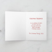 Carte de Noël Madonna Child Vintage (Intérieur)