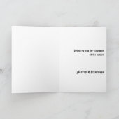 Carte de Noël Madonna et Enfant (Intérieur)