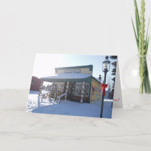 Carte de Noël "Magasin général"