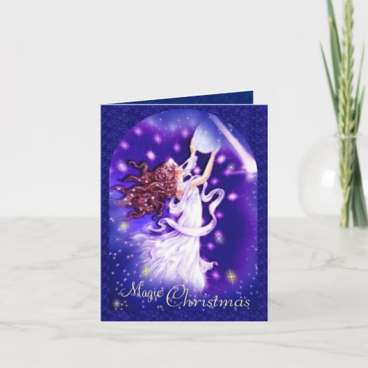 Carte de Noël magique (Devant)