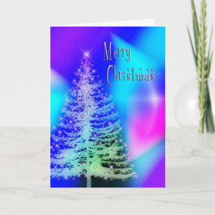 Carte de Noël magique - Arbre & Lumières
