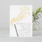 Carte de Noël magique avec Gold Foil (Debout devant)